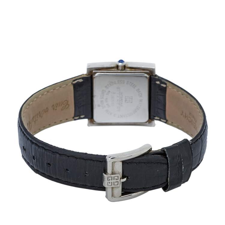 Pre Owned Givenchy White Stainless Steel Apsaras Women's Wristwatch 27MM