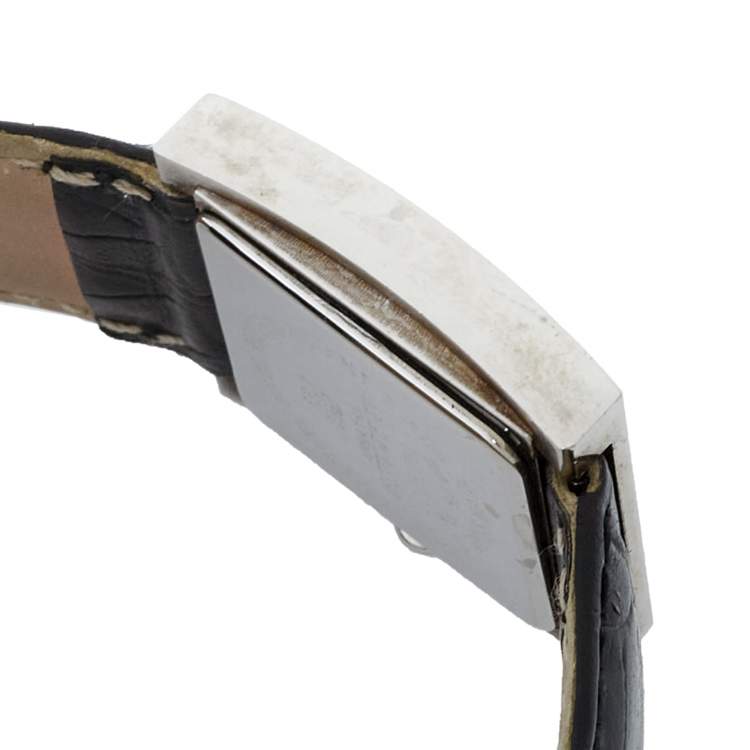 Pre Owned Givenchy White Stainless Steel Apsaras Women's Wristwatch 27MM