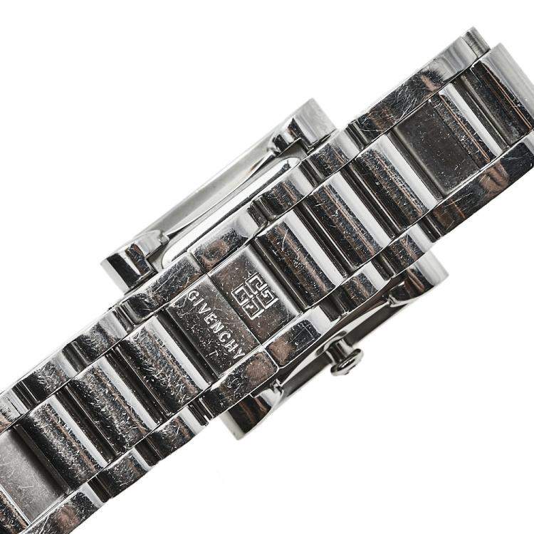 Pre Owned Givenchy Mother of Pearl Stainless Steel Koleos Women's Wristwatch 29mm