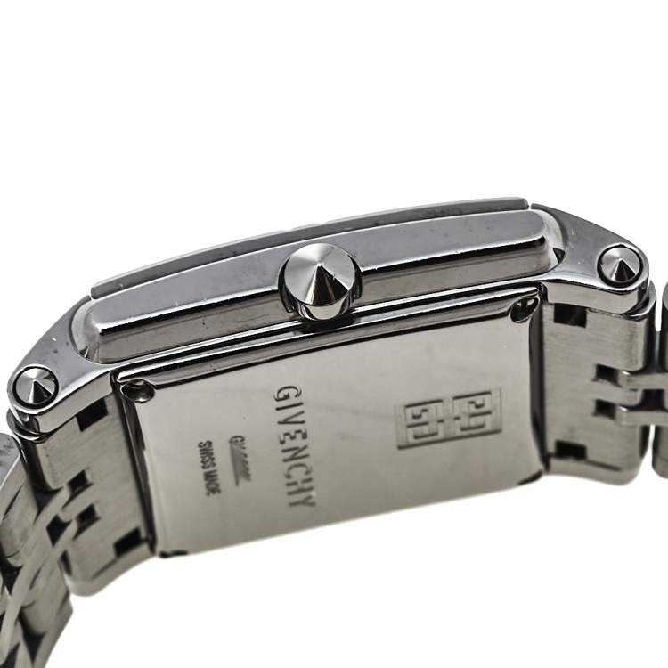 Pre Owned Givenchy Black PVD Coated Stainless Steel G.V. 5262L Women's Wristwatch 32 mm
