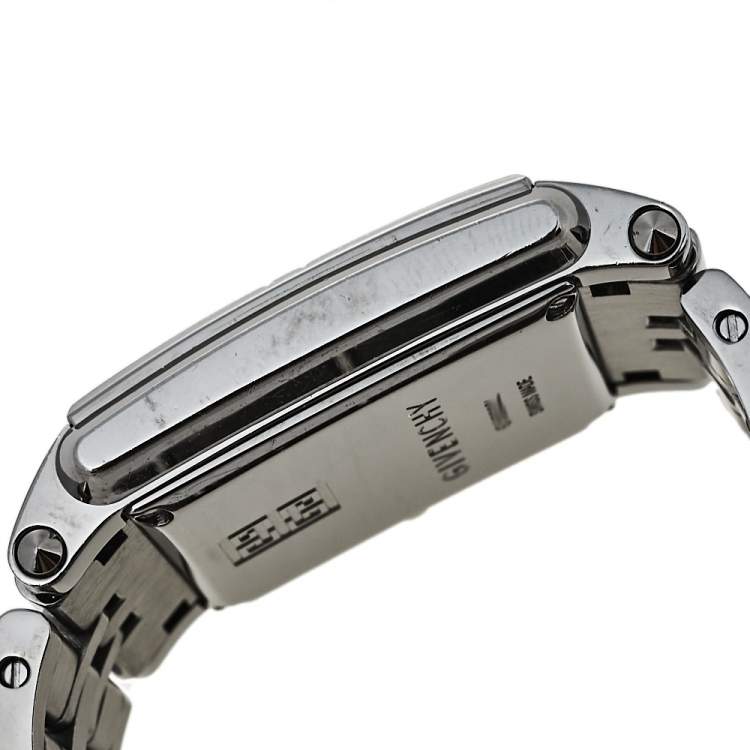 Pre Owned Givenchy Black PVD Coated Stainless Steel G.V. 5262L Women's Wristwatch 32 mm
