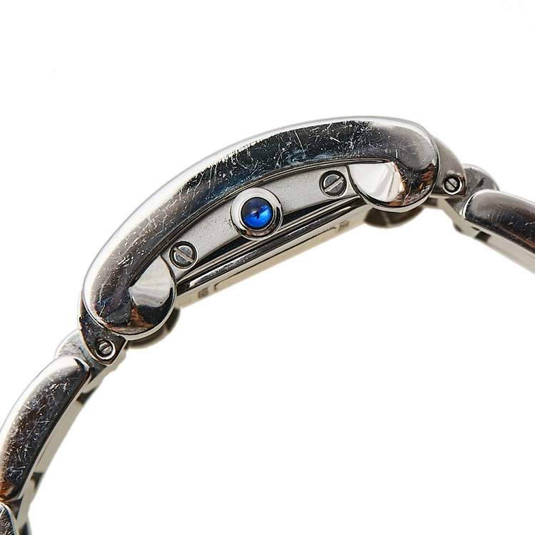 Pre Owned Givenchy Black Stainless Steel Koleos Quartz Women's Wristwatch 23 mm