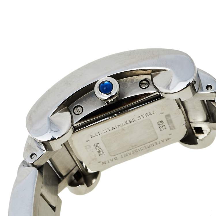 Pre Owned  Givenchy White Stainless Steel Koleos 003013727 Women's Wristwatch 29 mm