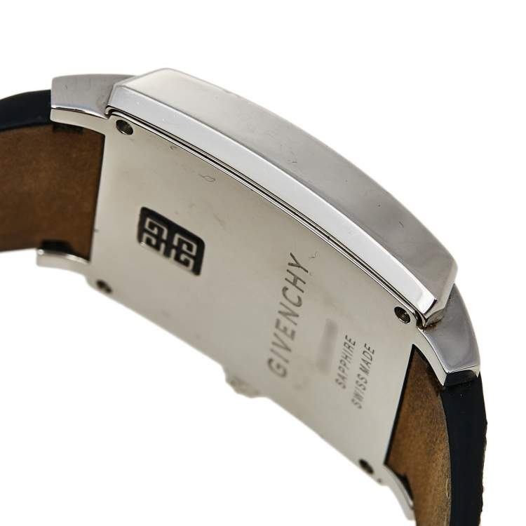 Pre Owned Givenchy Mother of Pearl Stainless Steel Diamonds GV.5214M Women's Wristwatch 38 mm