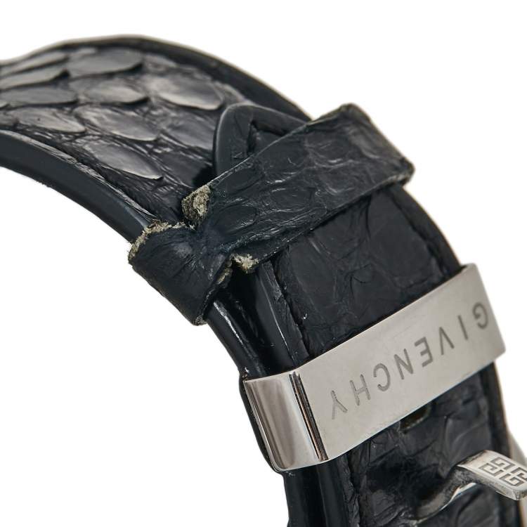 Pre Owned Givenchy Mother of Pearl Stainless Steel Diamonds GV.5214M Women's Wristwatch 38 mm