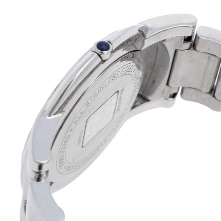 Pre Owned Givenchy Black Stainless Steel Corcovado REG.99773195 Unisex Wristwatch 40 mm