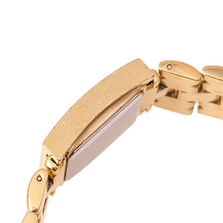 Pre Owned Givenchy White Gold Plated Stainless Steel Asparas REG1558962 Women's Wristwatch 23 mm