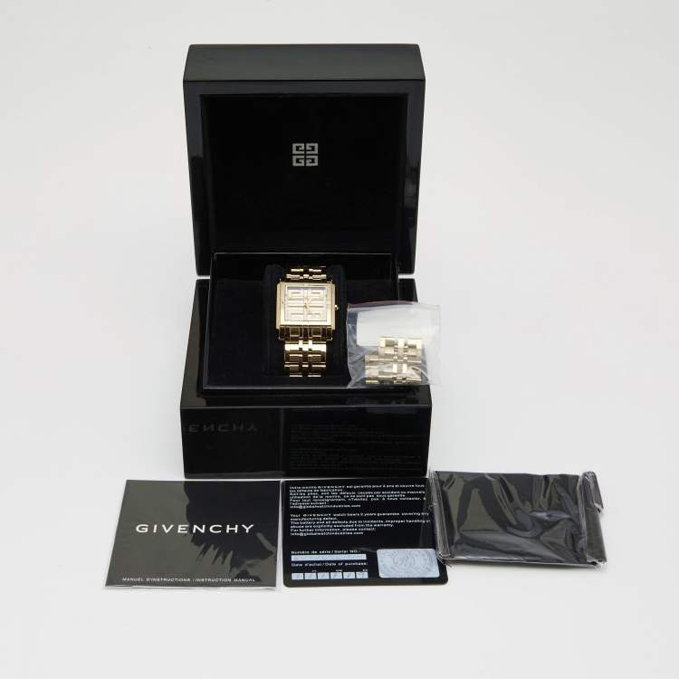 Pre Owned Givenchy Gold Tone Stainless Steel GV.5262L Women's Wristwatch 32 mm