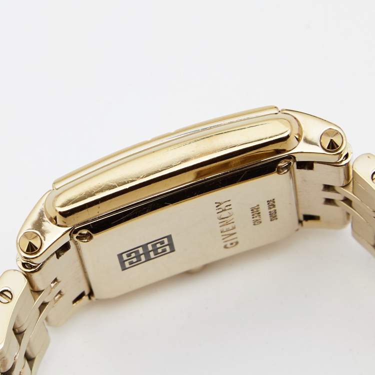 Pre Owned Givenchy Gold Tone Stainless Steel GV.5262L Women's Wristwatch 32 mm