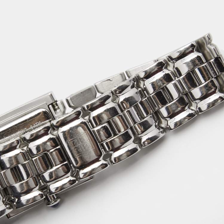 Pre Owned Givenchy Silver White Stainless Steel Apsaras REG1558962 Women's Wristwatch 23 mm