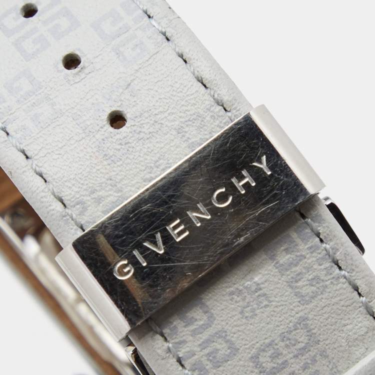 Pre Owned Givenchy Grey Stainless Steel Expression REG. 92438731 Women's Wristwatch 18 MM