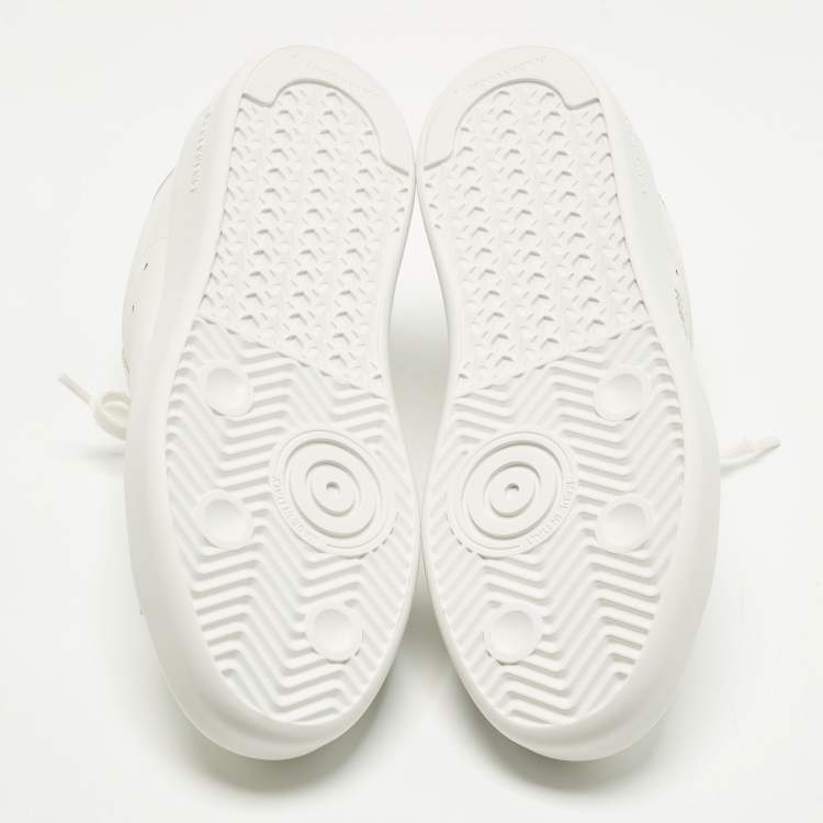 Pre Owned Golden Goose PureStar Size 37 White Leather Lace Up Sneakers