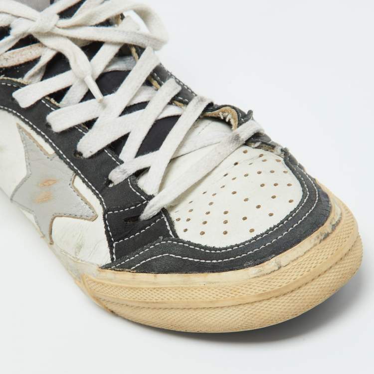 Pre Owned Golden Goose Multicolor Leather Sky Star 2.12 Sneakers Size 37