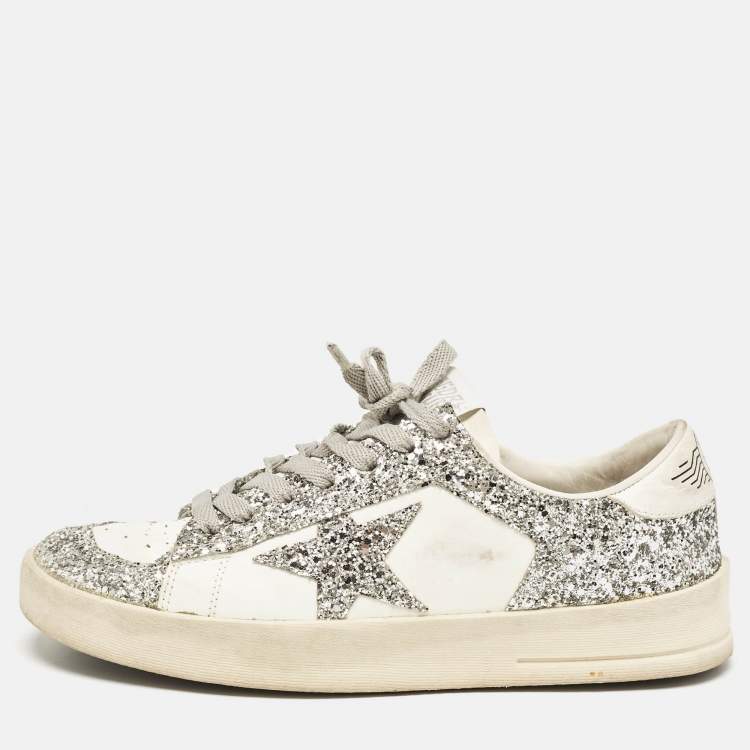 ★Golden Goose★Stardan レディース スター★大人気★ Amazon.com | Golden Goose Stardan Laminated Net Leather Star