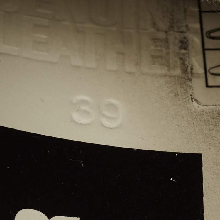 Pre Owned Golden Goose Off-White/Black Leather Ballstar Low Top Sneakers Size 39