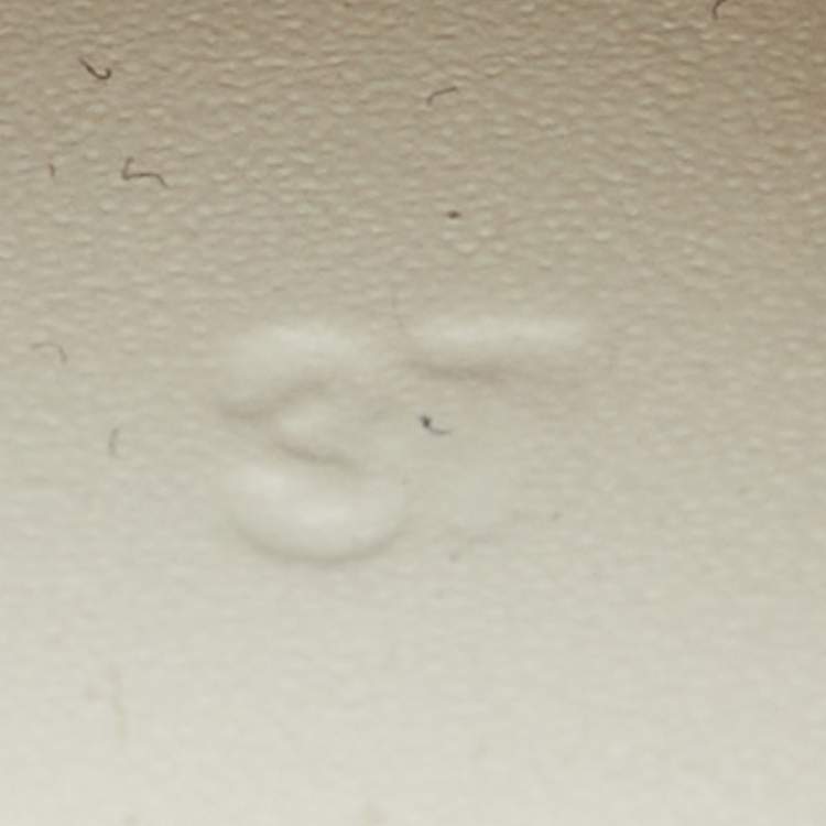 Pre Owned Golden Goose White Leather and Mesh Running Low Top Sneakers Size 37