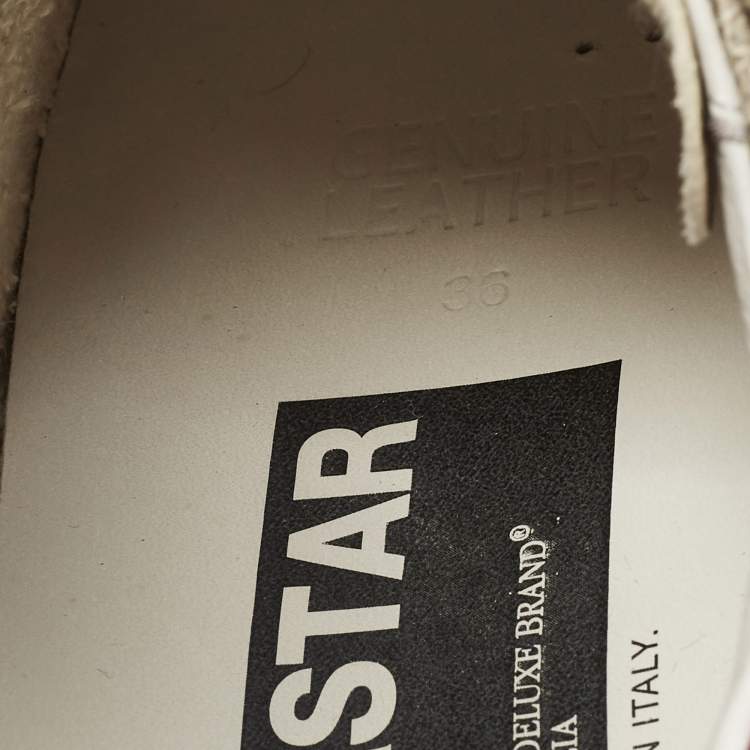 Pre Owned Golden Goose Superstar Size 36 Grey Python Embossed Leather and Suede Lace Up Sneakers