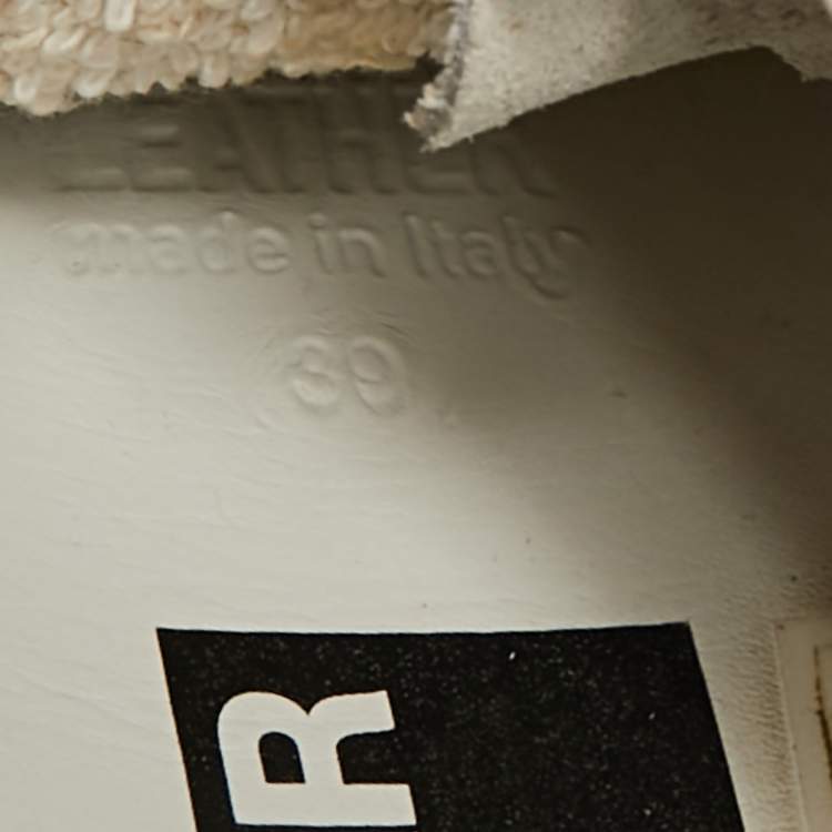 Pre Owned Golden Goose Superstar Size 39 Tricolor Glitter and Suede Lace Up Sneakers