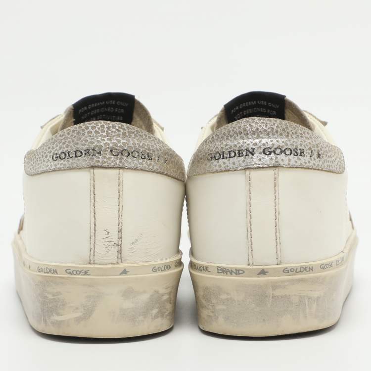 Pre Owned Golden Goose Hi Star Size 39 White Leather Low Top Sneakers