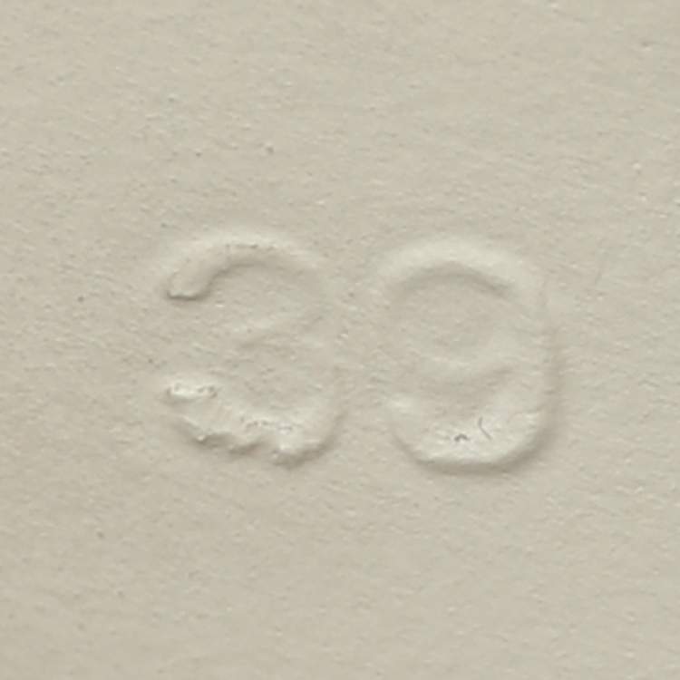 Pre Owned Golden Goose Hi Star Size 39 White Leather Low Top Sneakers