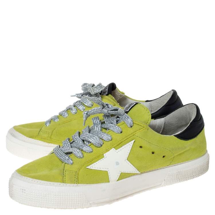 Golden Goose Yellow Suede Leather 