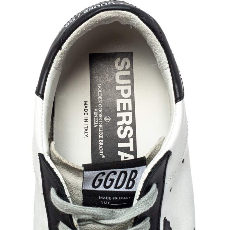 Pre Owned Golden Goose Tricolor Suede And Leather Superstar Low Top Sneakers Size 39