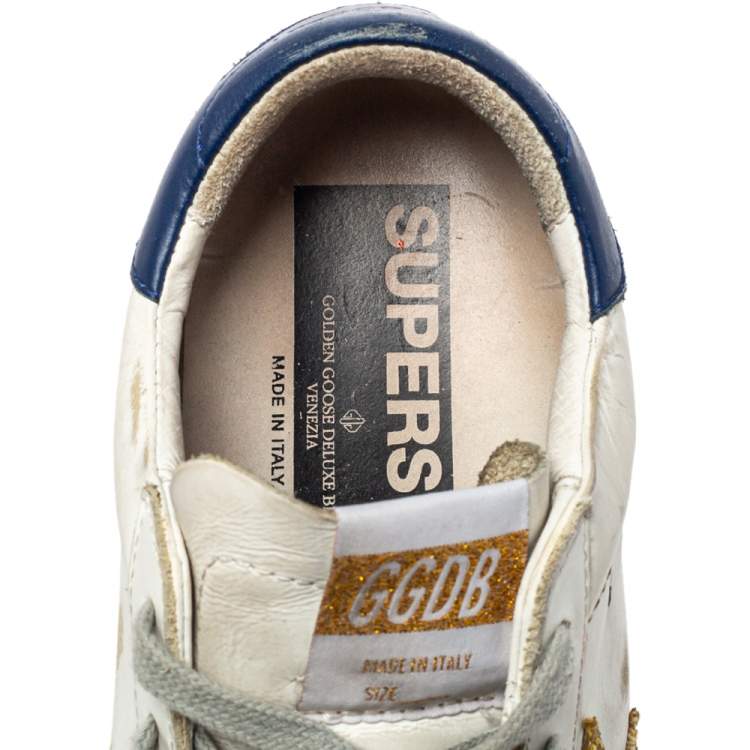 Pre Owned Golden Goose White  Superstar Low Top Sneaker Size 37
