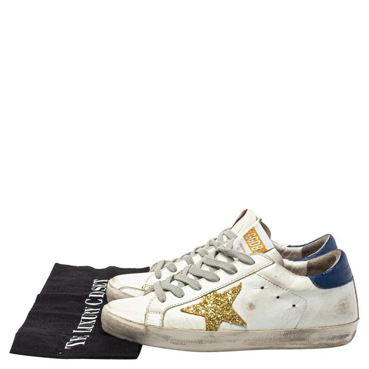 Pre Owned Golden Goose White  Superstar Low Top Sneaker Size 37