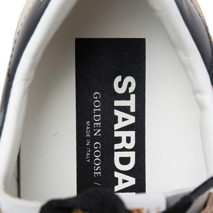 مملوكة مسبقًا Golden Goose Multicolor Pony Hair And Leather Super Star Low Top Sneakers Size 39