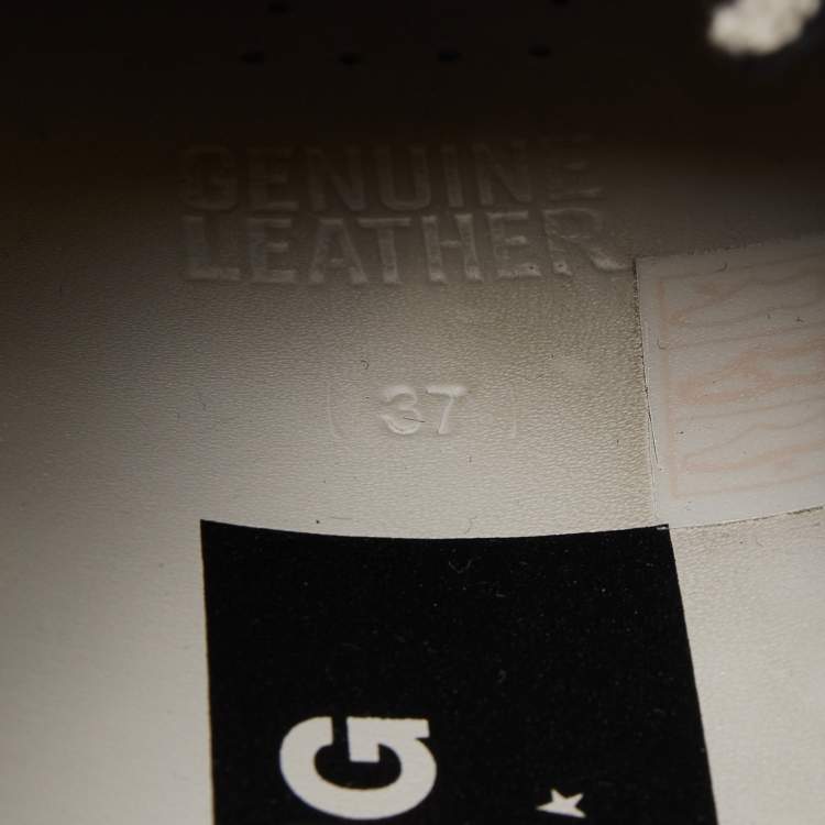 Pre Owned Golden Goose Multicolor Leather and Denim Athletic Sneakers Size 37