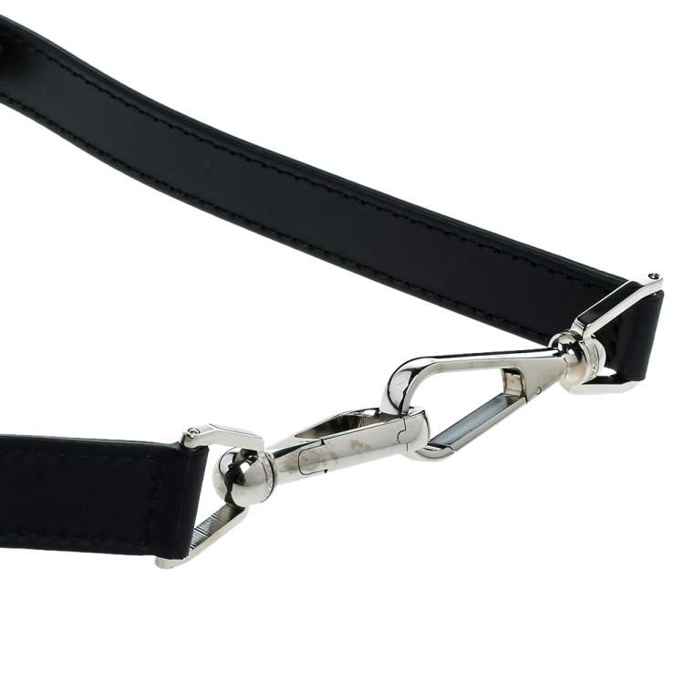 Pre Owned Goyard Black Leather Adjustable Shoulder Bag Strap