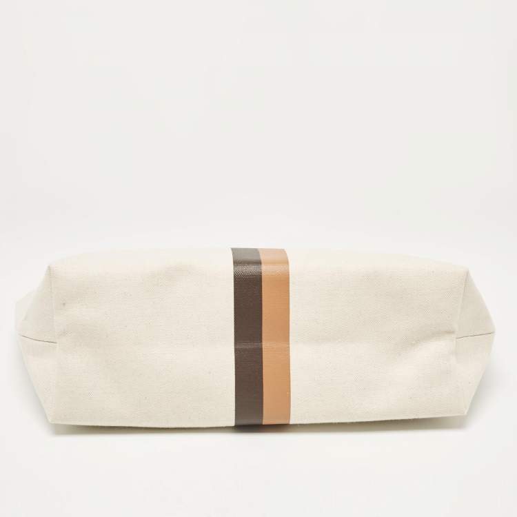 Pre Owned Goyard Light Beige Canvas Necessaire Organizer Pouch