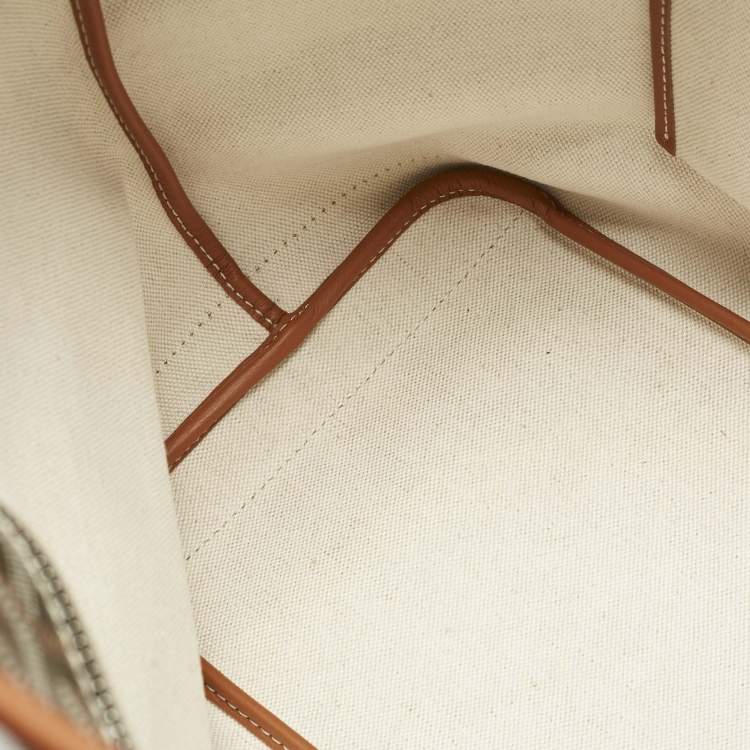 Pre Owned Goyard Brown Goyardine Coated Canvas and Leather Artois MM Tote