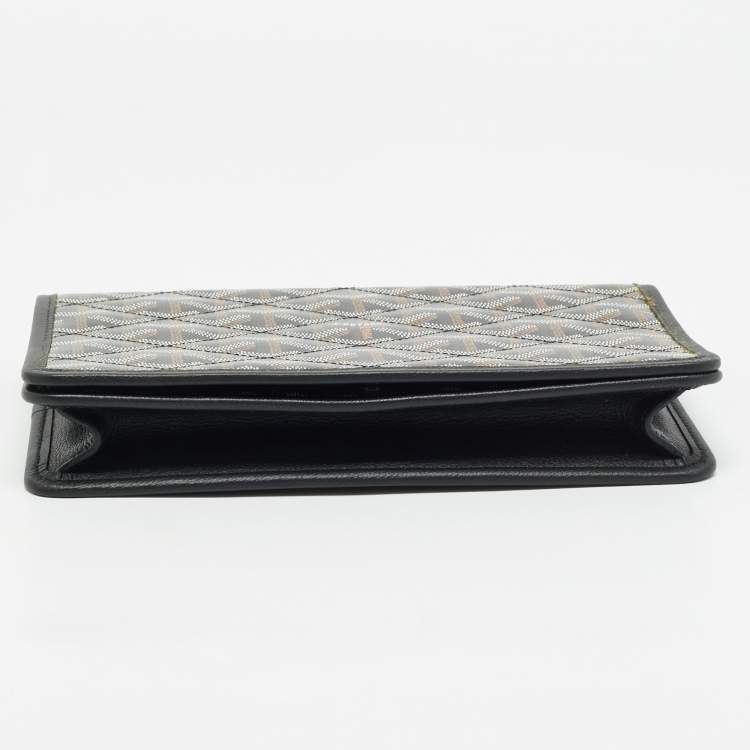 Pre Owned Goyard Black Goyardine Coated Canvas Alexandre III Bag