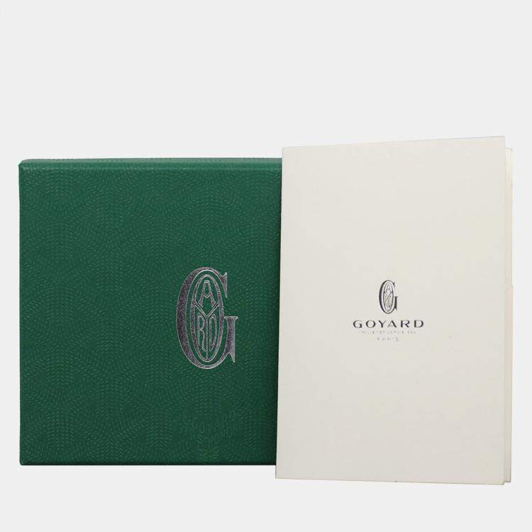 Pre Owned Goyard Goyardine Insert Victoire Card Wallet