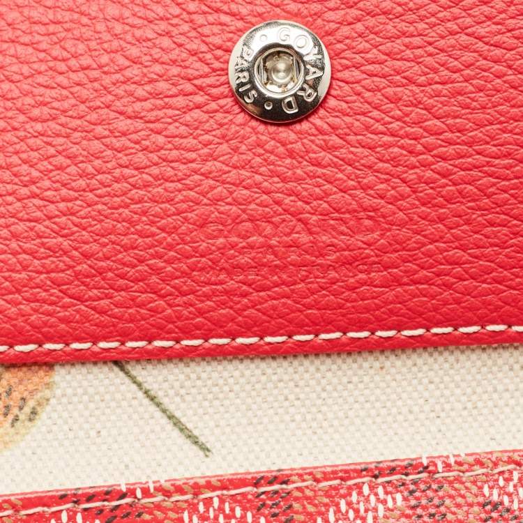 Pre Owned Goyard Fuchsia Goyardine Coated Canvas and Leather Saint Louis GM Tote