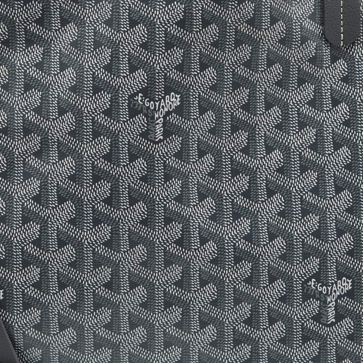 Pre Owned Goyard Grey Goyardine Coated Canvas and Leather Saint Louis GM Tote