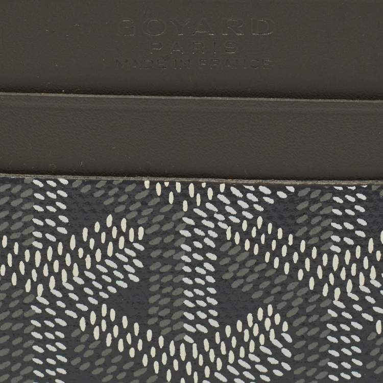 مملوكة مسبقًا محفظة بطاقات جويارد سان سولبيس جلد وكانفاس جوياردين مقوى بني