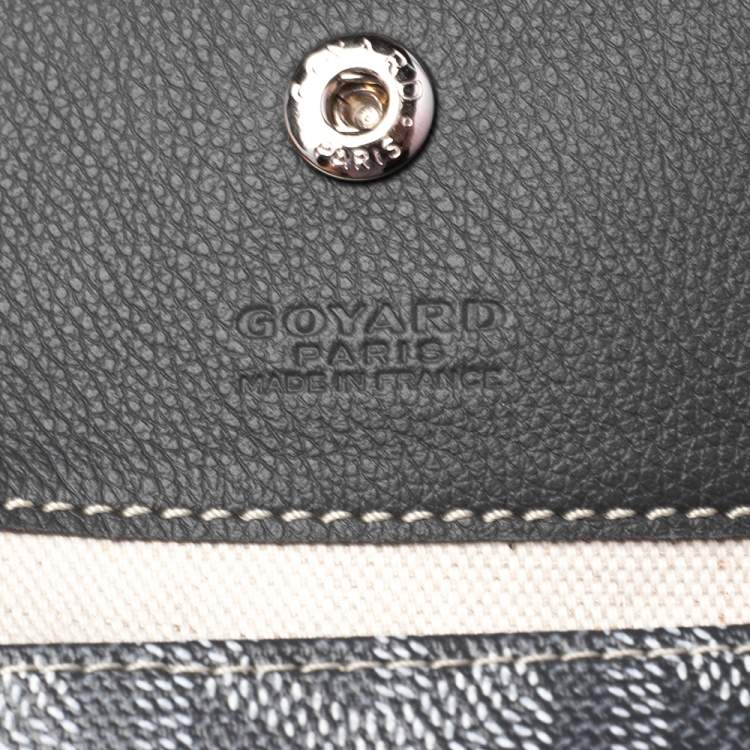 Pre Owned Goyard Grey Goyardine Coated Canvas St. Louis GM Tote