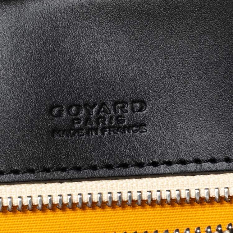 Pre Owned Goyard Black Goyardine Canvas and Leather Ambassade Briefcase