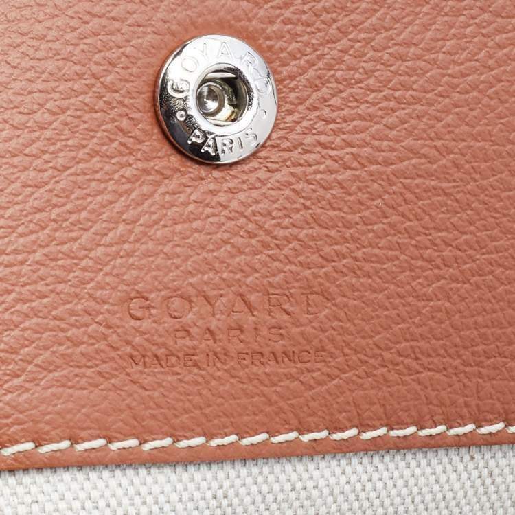 Pre Owned Goyard Brown/Tan Goyardine Coated Canvas and Leather Saint Louis PM Tote