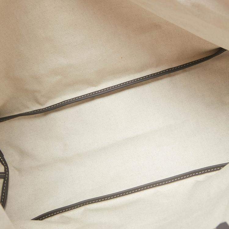 Pre Owned Goyard Grey Goyardine Coated Canvas and Leather Saint Louis PM Tote