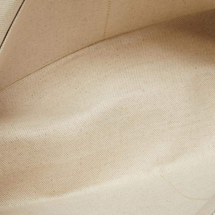 Pre Owned Goyard Cream Canvas Necessaire Organizer Pouch