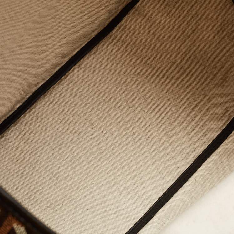 Pre Owned Goyard Black Goyardine Coated Canvas and Leather Saint Louis PM Tote