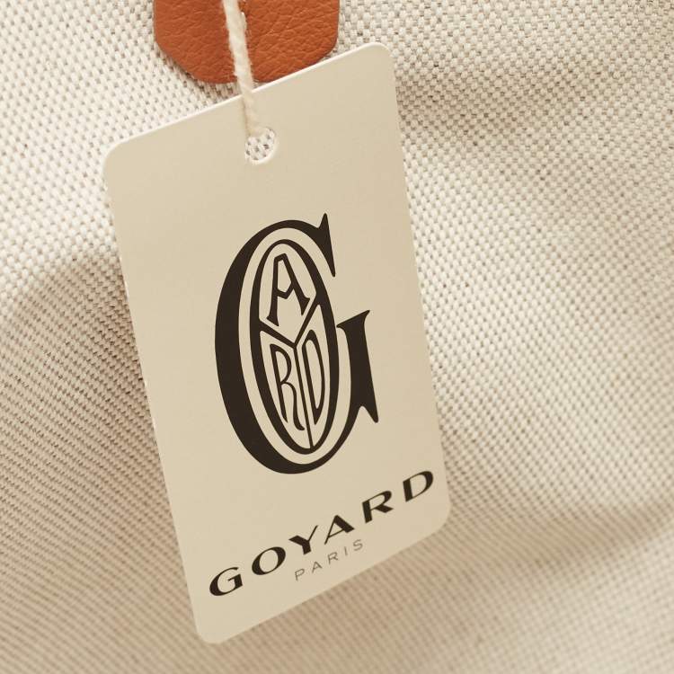 Pre Owned Goyard Brown Goyardine Coated Canvas and Leather Saint Louis PM Tote