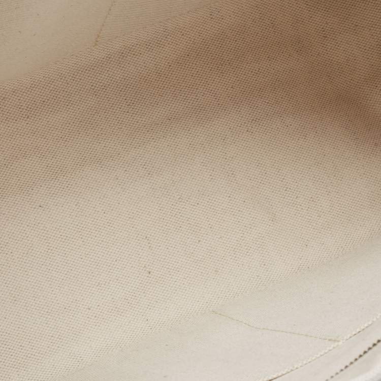 Pre Owned Goyard Cream Canvas Necessaire Organizer Pouch