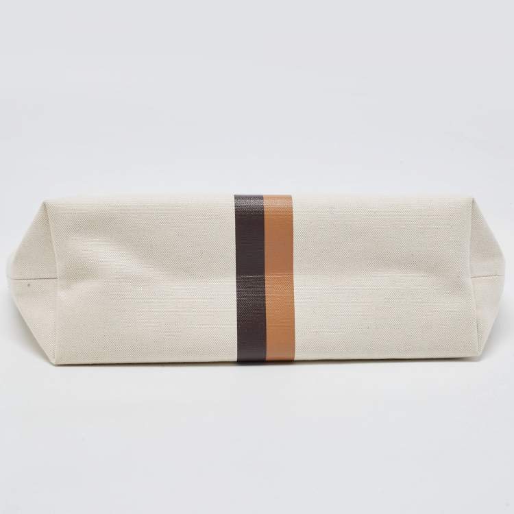 Pre Owned Goyard Cream Canvas Necessaire Organizer Pouch