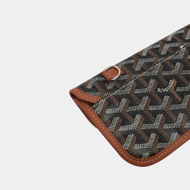 Pre Owned Goyard Boheme Hobo Black and Tan