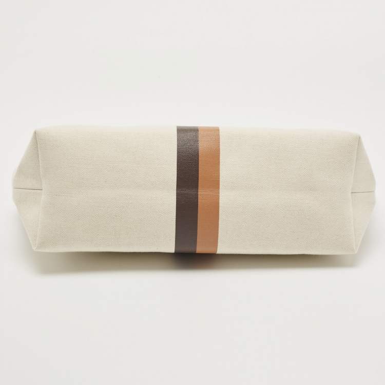 Pre Owned Goyard Off White Canvas Necessaire Organizer Pouch 