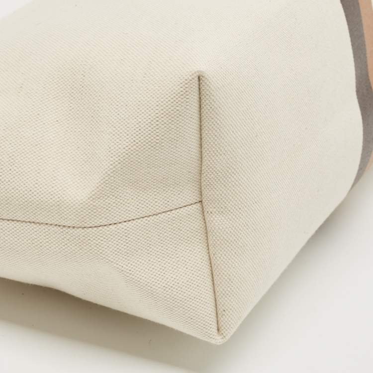 Pre Owned Goyard Off White Canvas Necessaire Organizer Pouch 